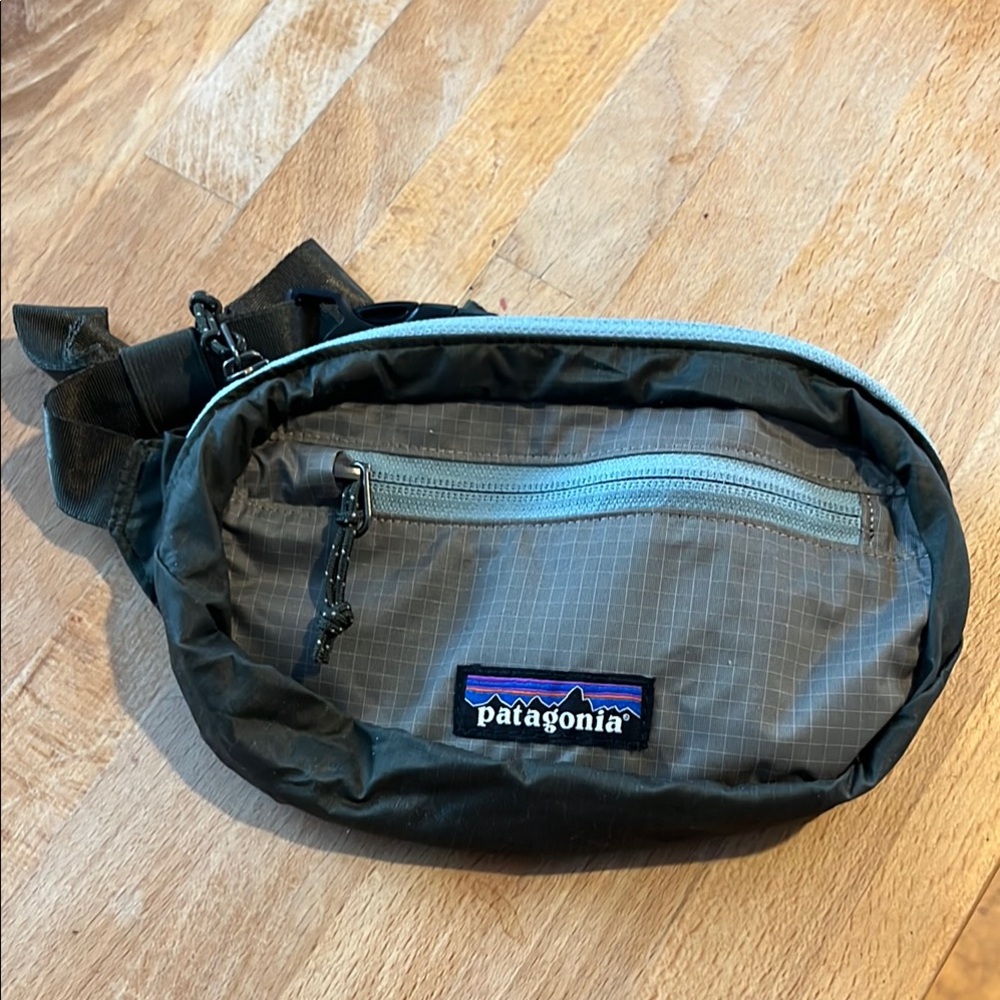 Patagonia Gray Belt Bag with Durable Fabric and Comfortable Fit